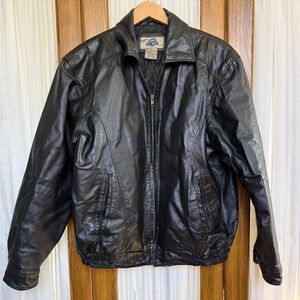 VTG Genuine Leather Bomber Jacket